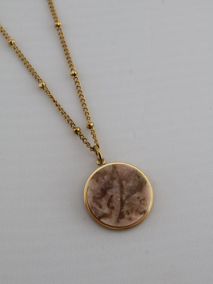Juna Jasper necklace — natural stone | NOEVAH