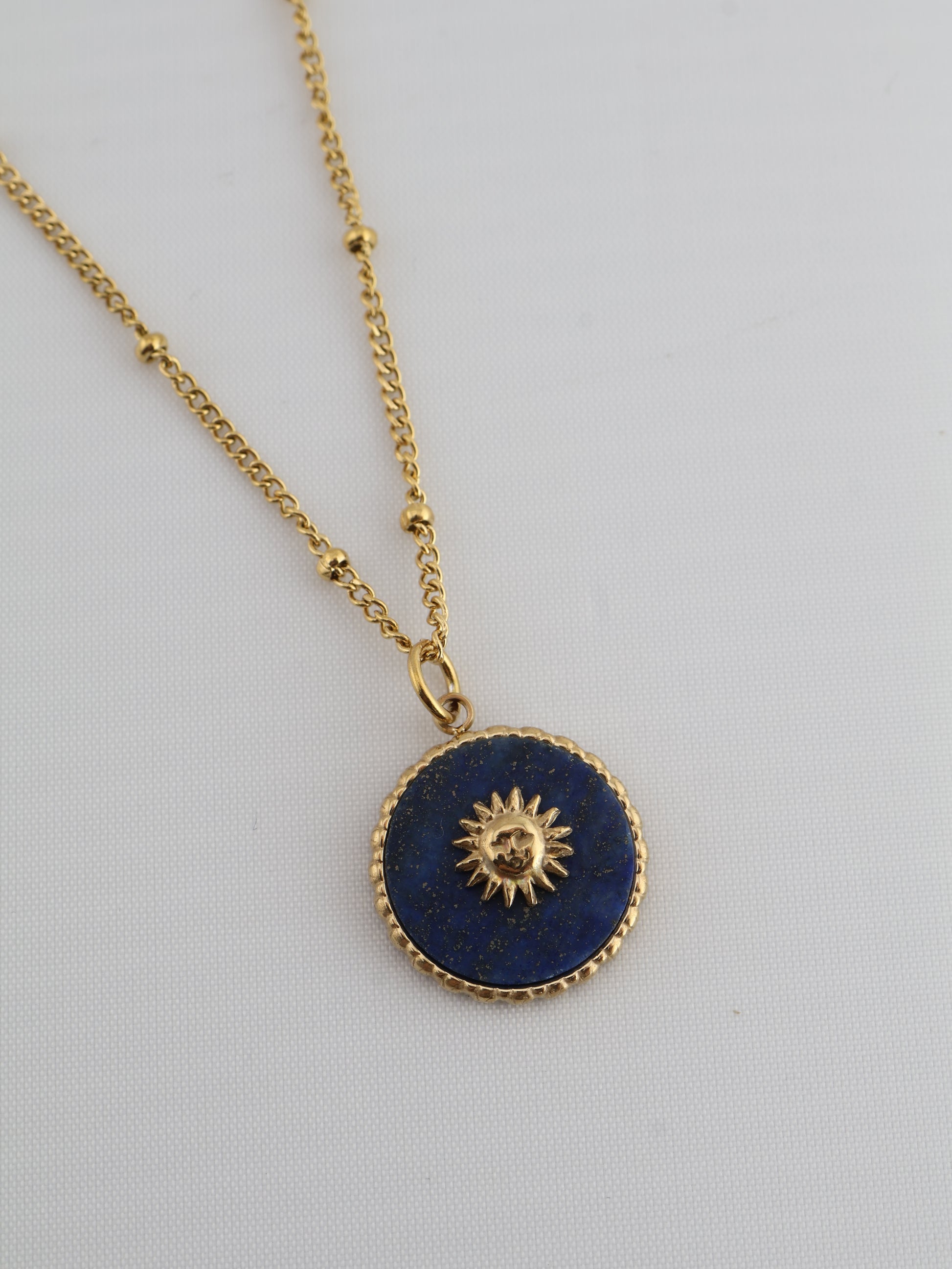 Malaga Lapis Lazuli necklace — natural stone | NOEVAH