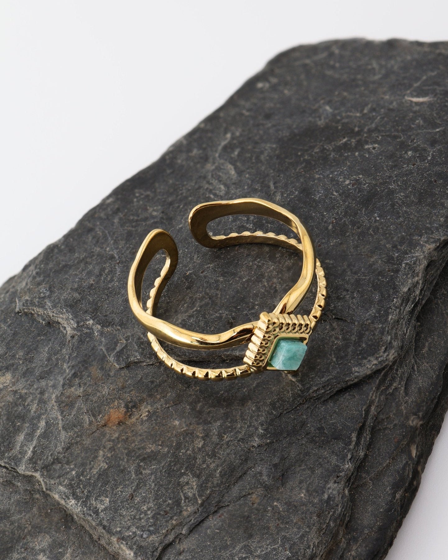 Mykonos Amazonite ring