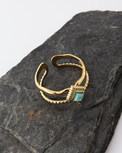 Mykonos Amazonite ring
