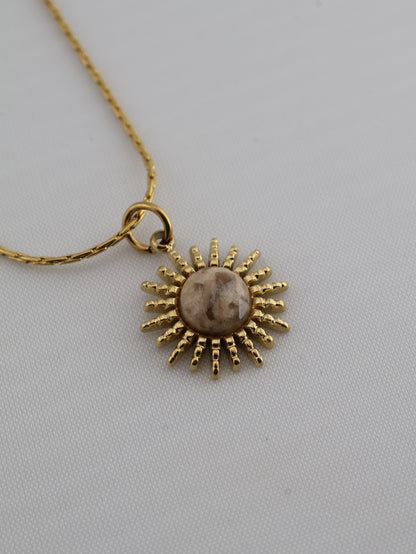 Samira Jasper necklace — natural stone | NOEVAH