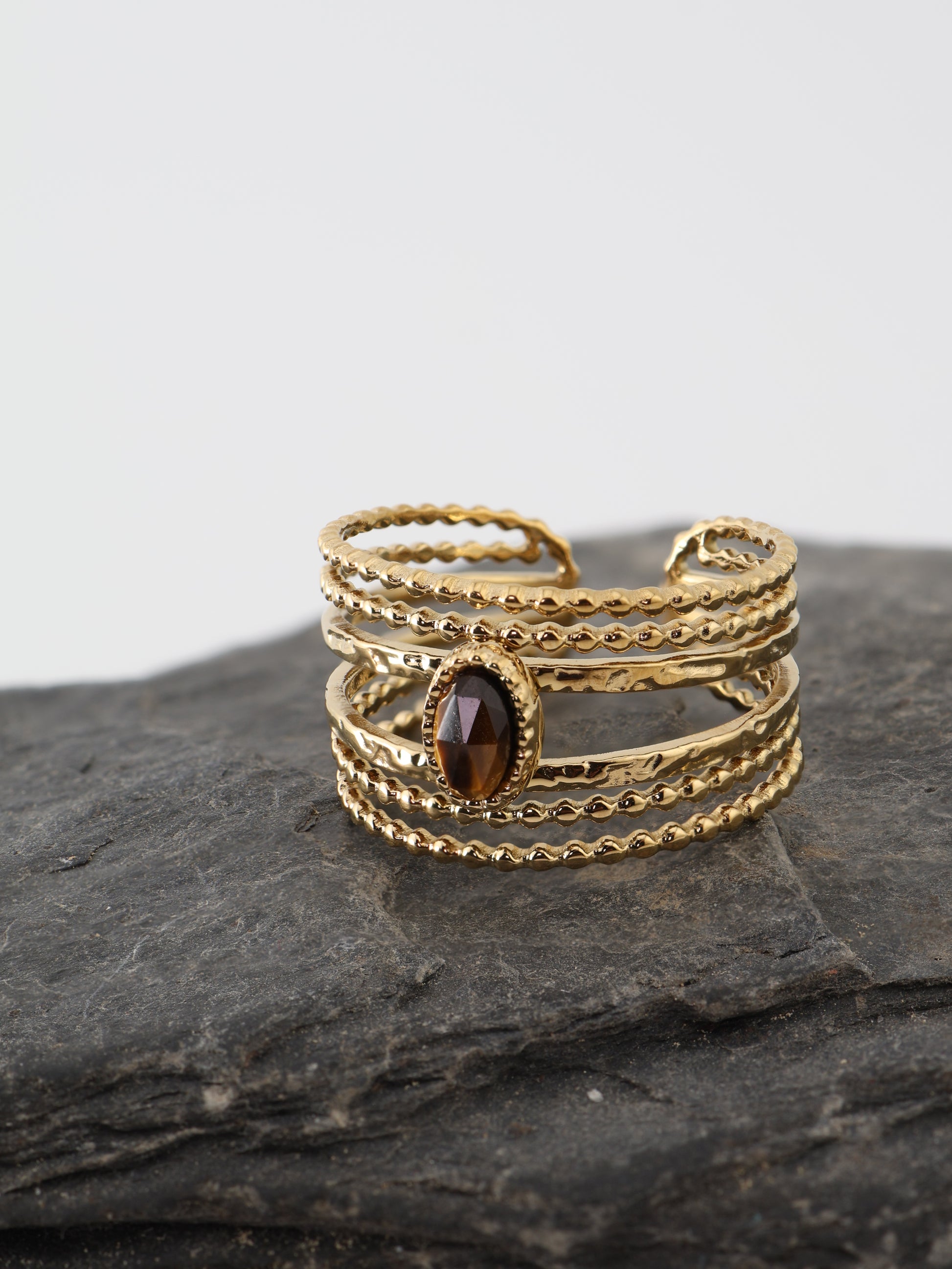 Lagos Tiger Eye Ring