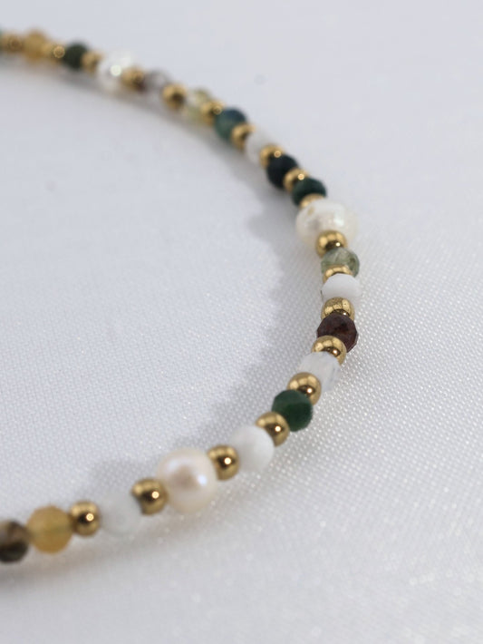 Seya Jasper bracelet — natural stone | NOEVAH
