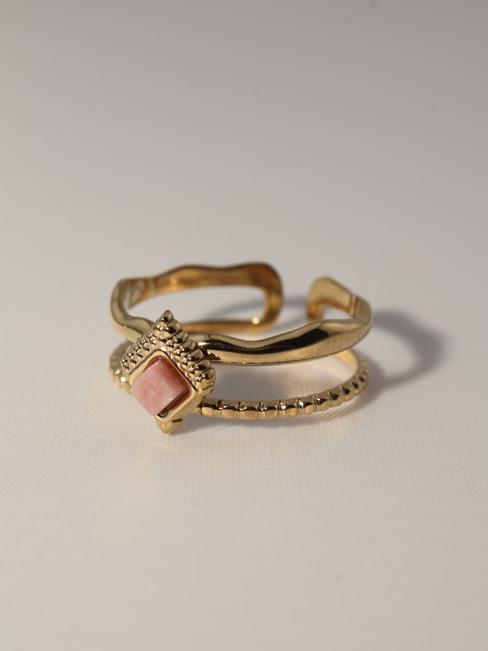 Mykonos Rhodochrosite Ring