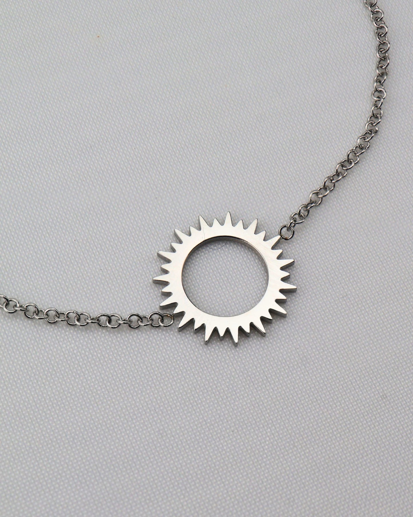 Mazaluna Silver bracelet — stainless steel | NOEVAH