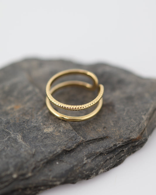 Naya Gold ring — stainless steel | NOEVAH
