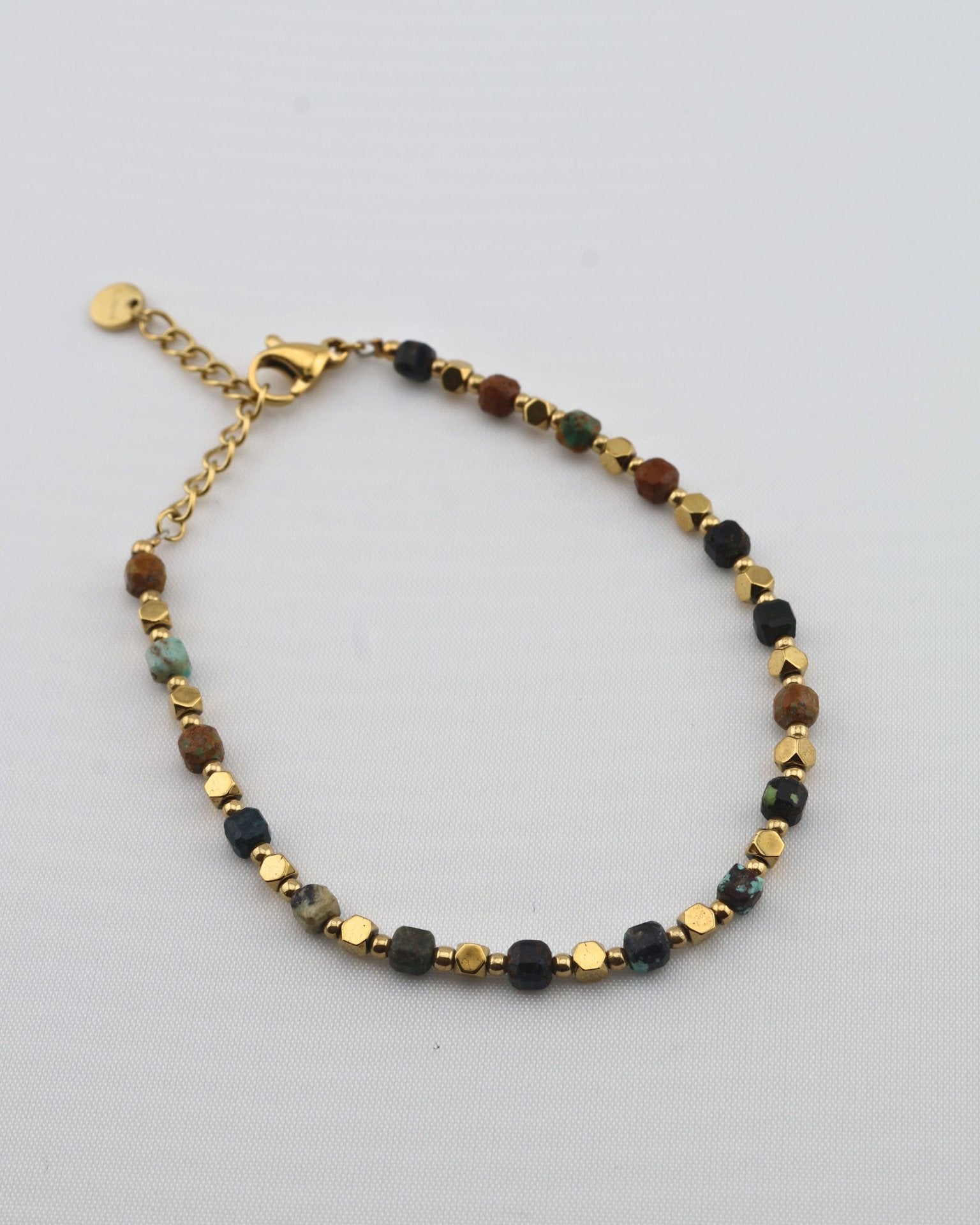Leya African Turquoise bracelet — natural stone | NOEVAH