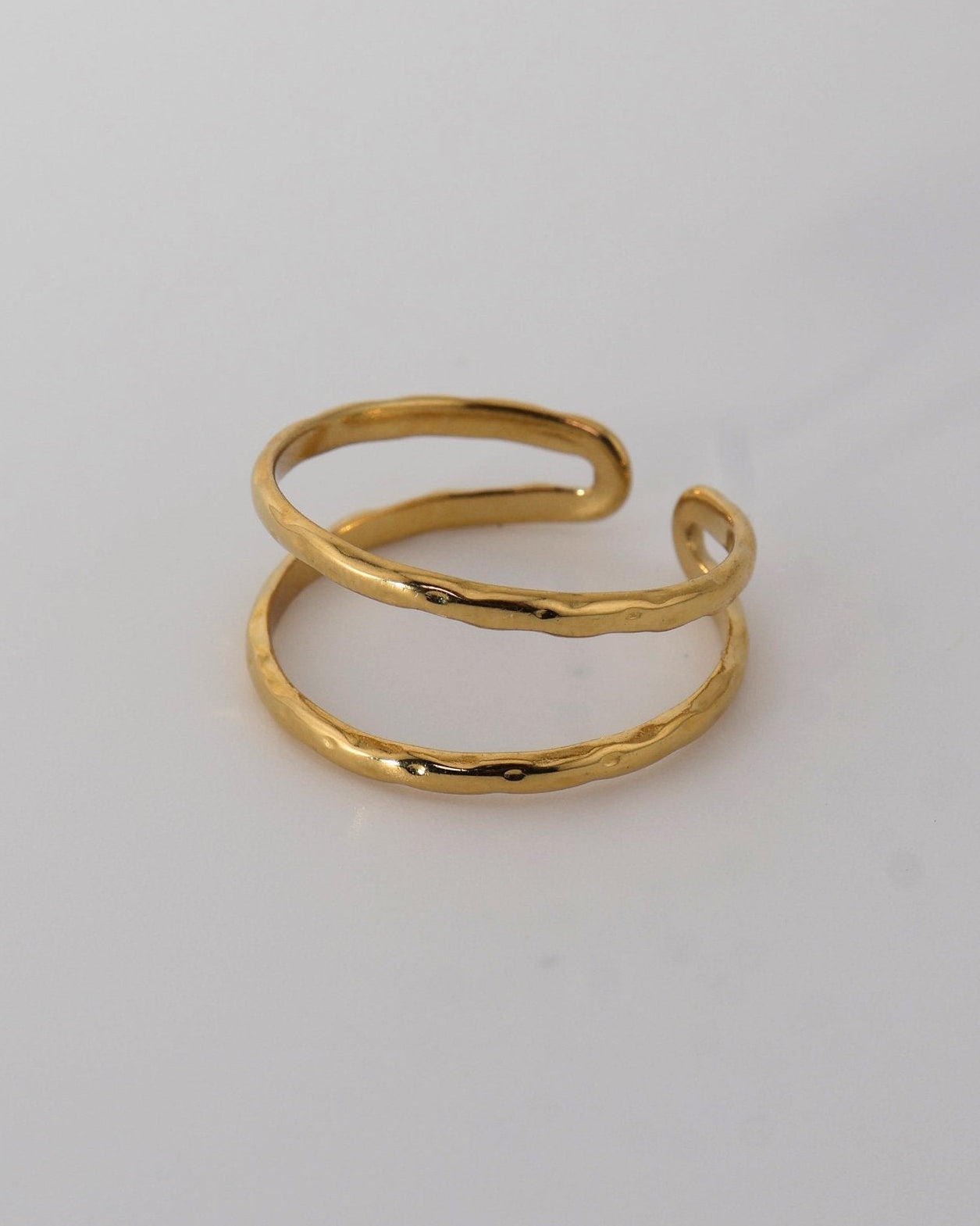 Petra Gold ring — stainless steel | NOEVAH