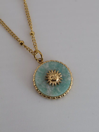 Malaga Amazonite necklace — natural stone | NOEVAH