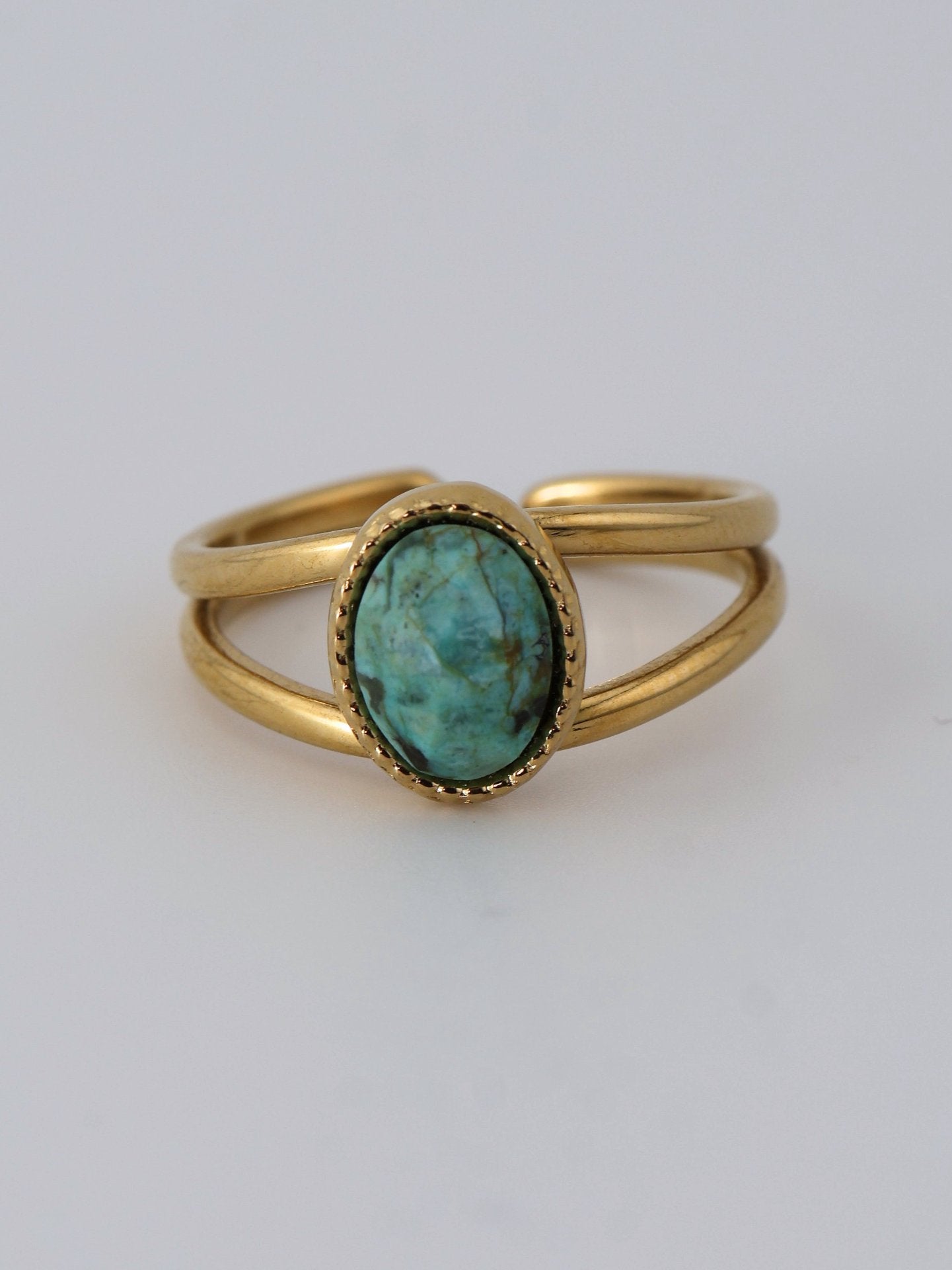 Portimao African Turquoise Ring