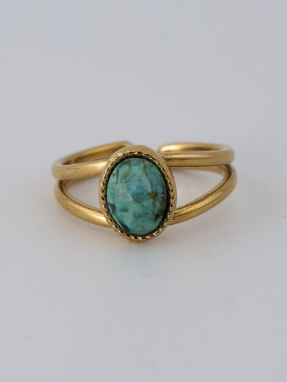 Portimao African Turquoise Ring