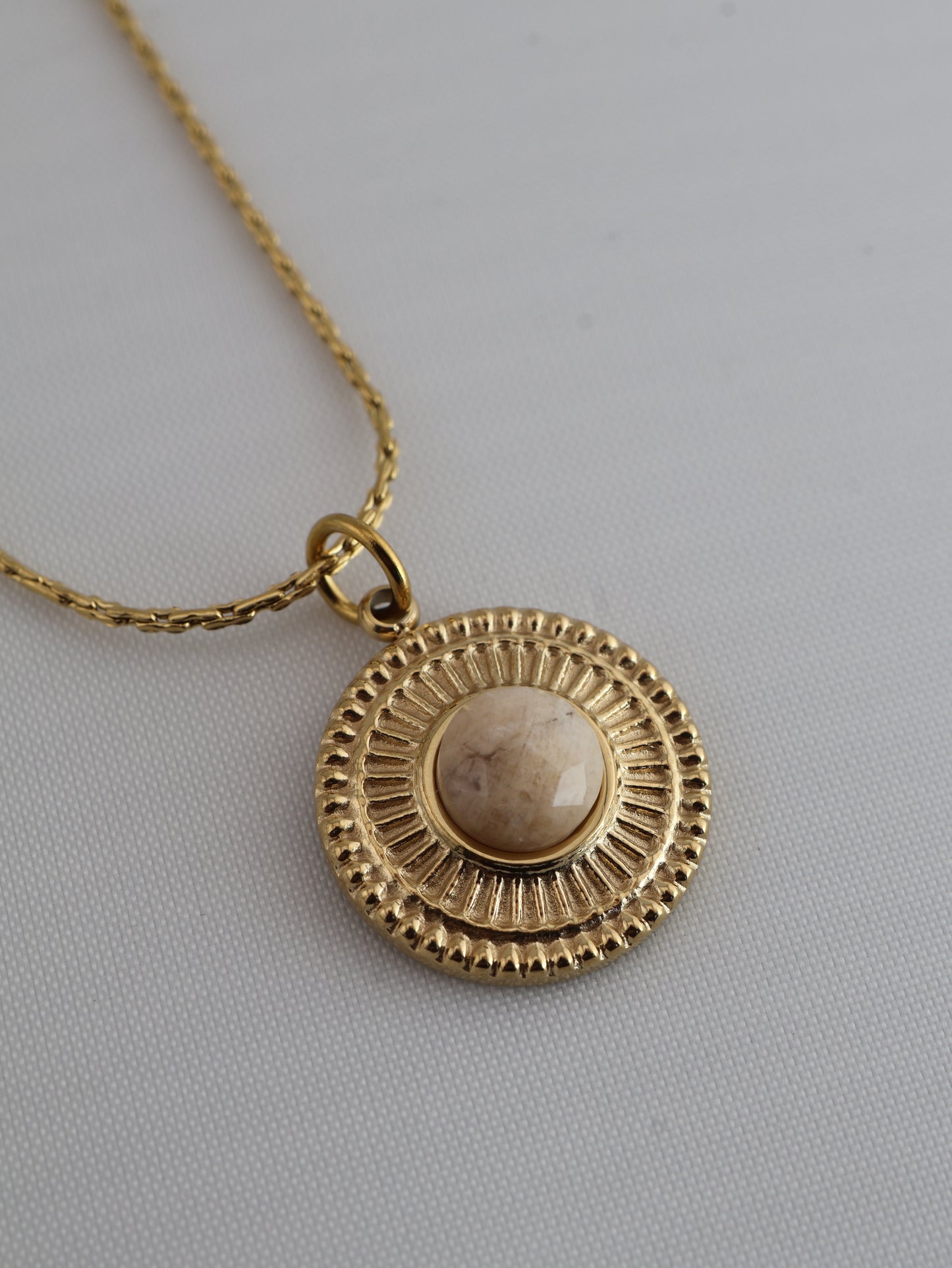 Camelia Jasper necklace — natural stone | NOEVAH