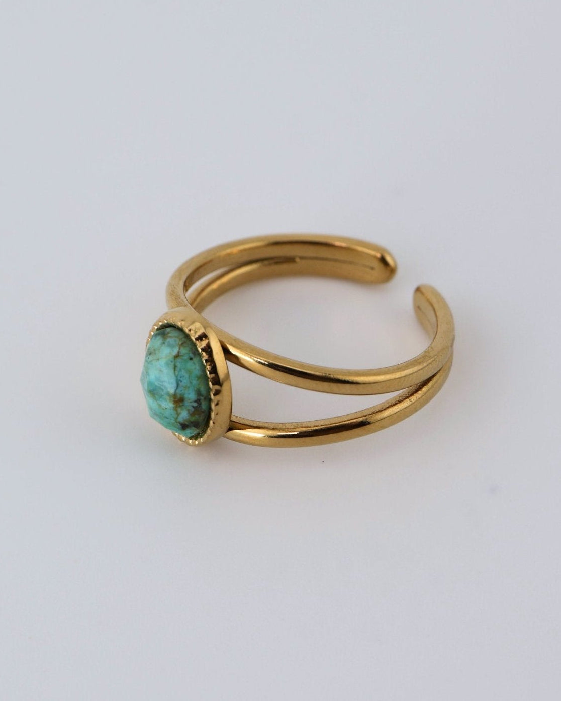 Portimao African Turquoise Ring