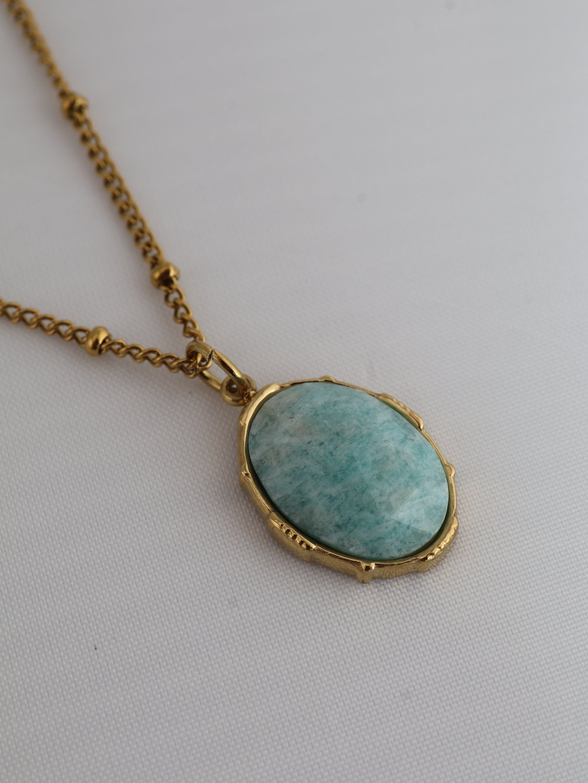 Portimao Amazonite necklace — natural stone | NOEVAH