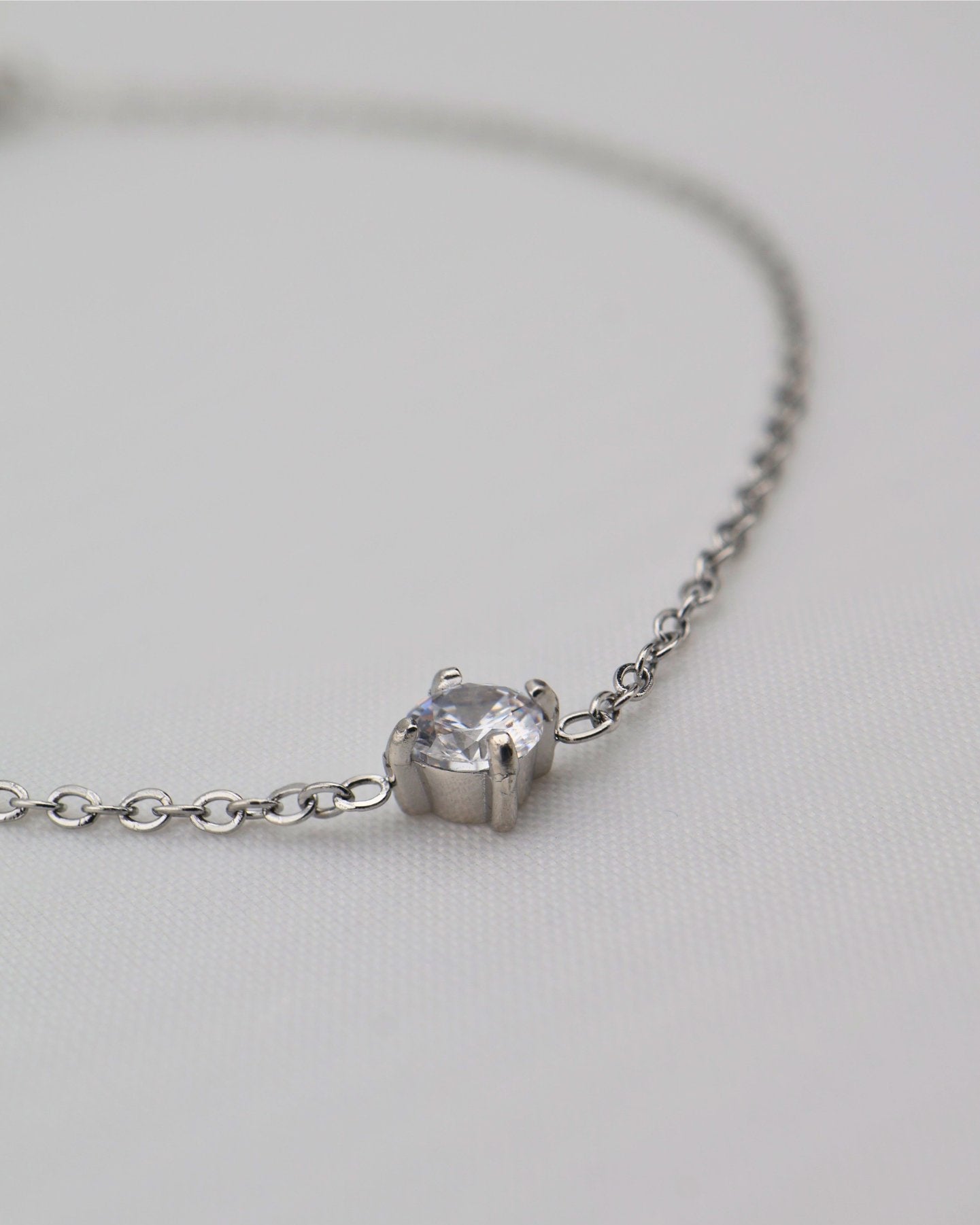 Venitia Silver bracelet — stainless steel | NOEVAH