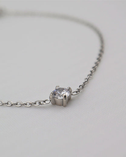 Venitia Silver bracelet — stainless steel | NOEVAH