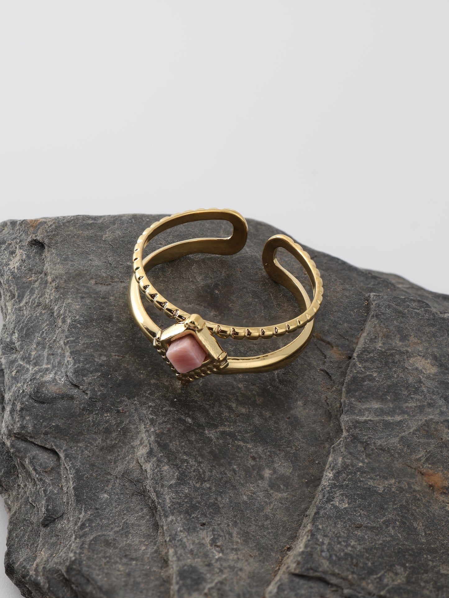 Mykonos Rhodochrosite Ring