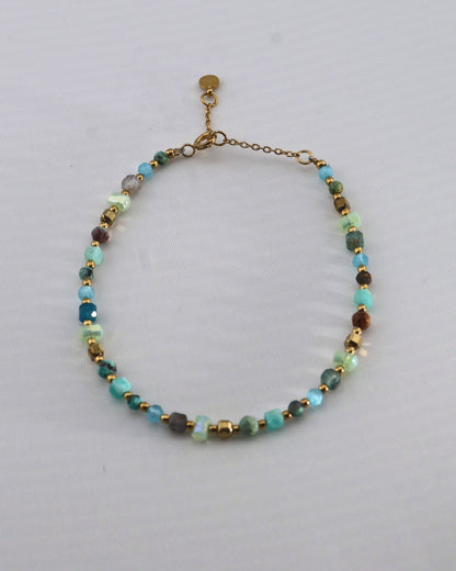 Leya Amazonite bracelet — natural stone | NOEVAH