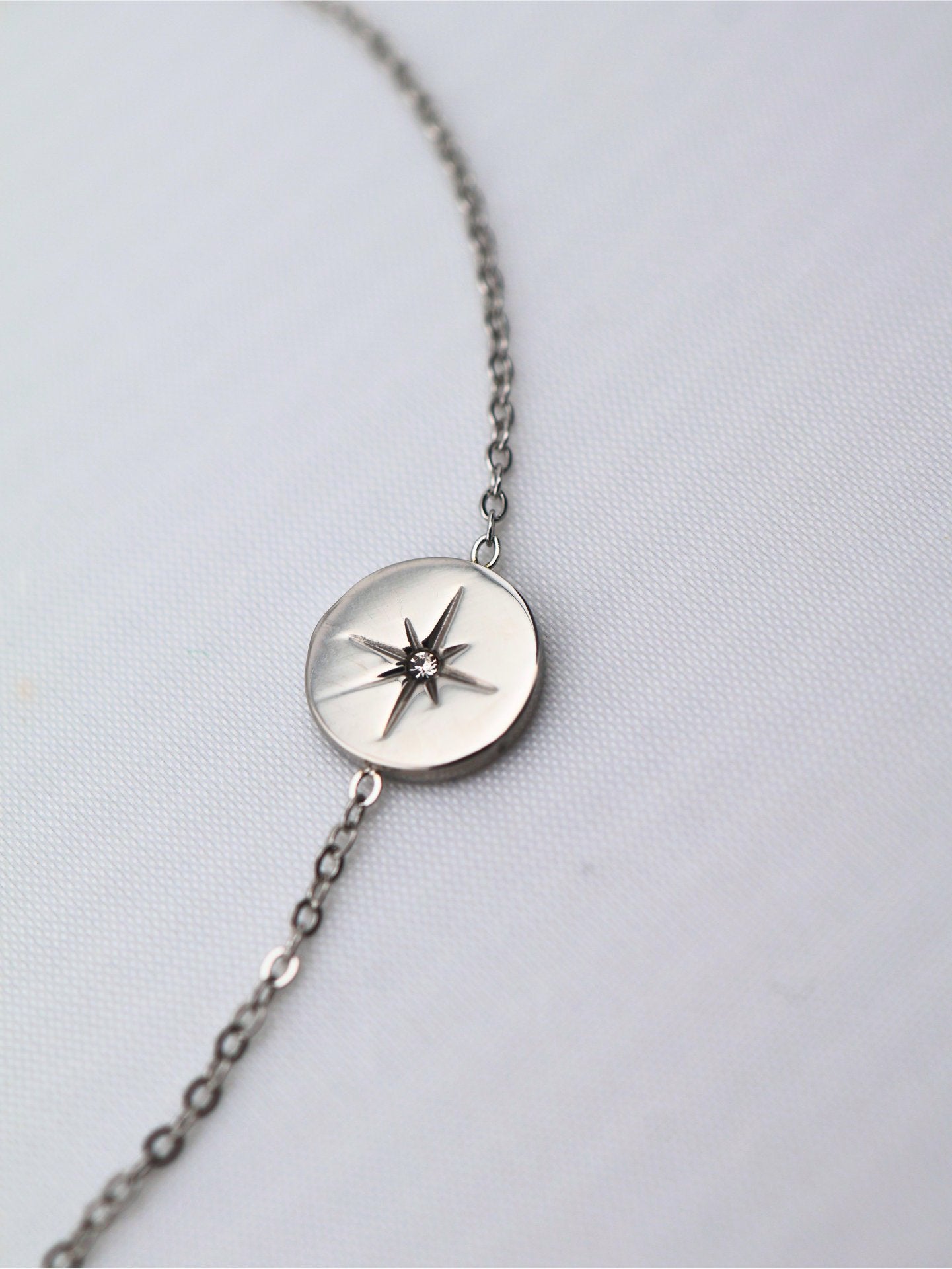 Estrella Silver bracelet — stainless steel | NOEVAH
