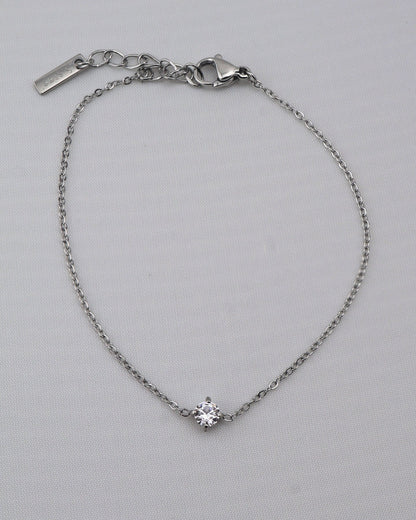 Venitia Silver bracelet — stainless steel | NOEVAH
