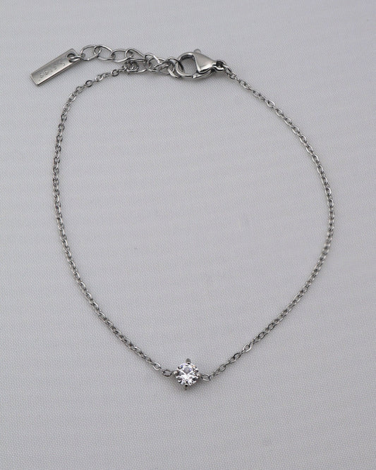 Venitia Silver bracelet — stainless steel | NOEVAH