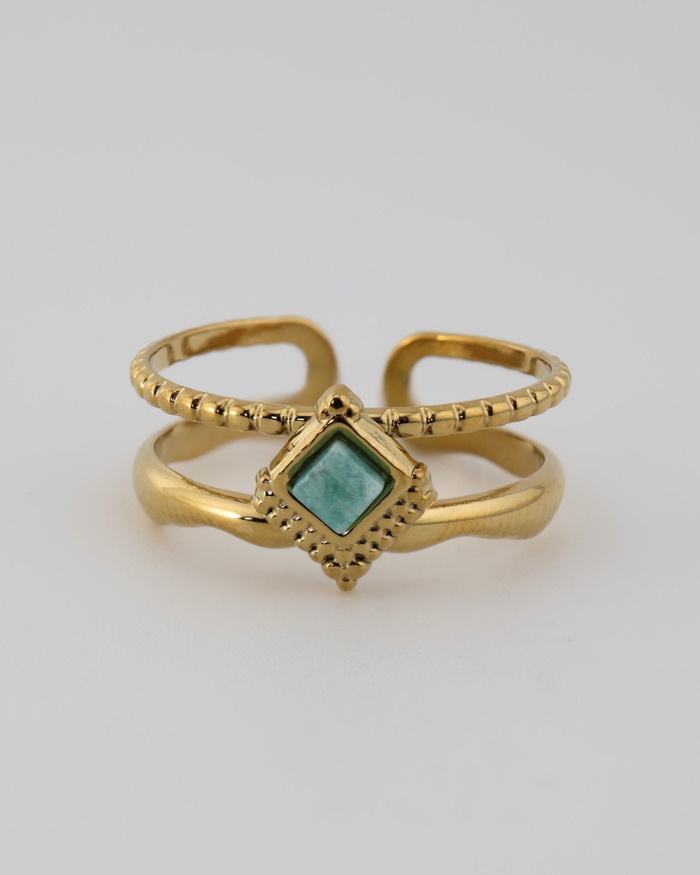 Mykonos Amazonite ring
