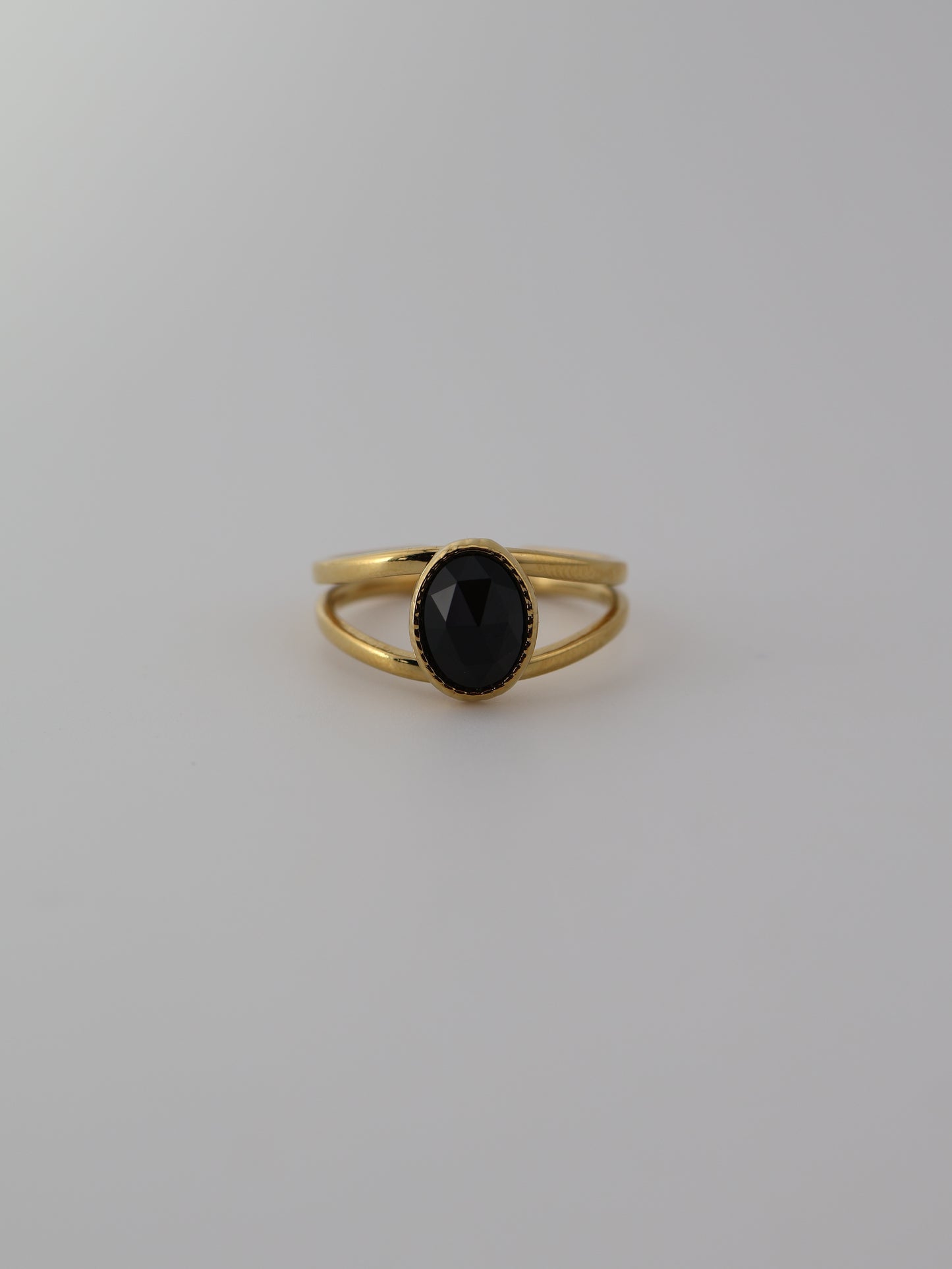 Portimao Black Agate Ring