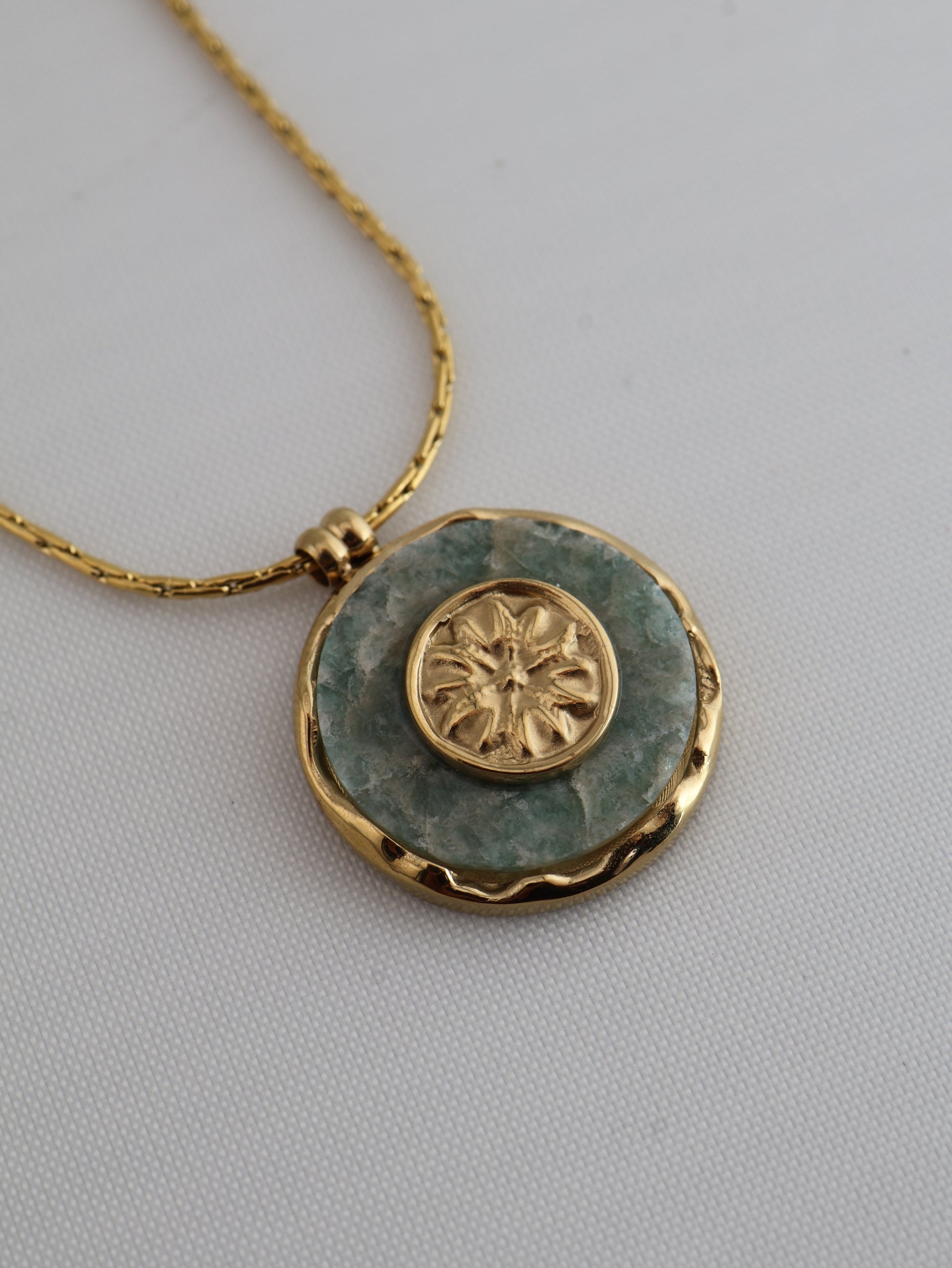 Baya Amazonite necklace — natural stone | NOEVAH