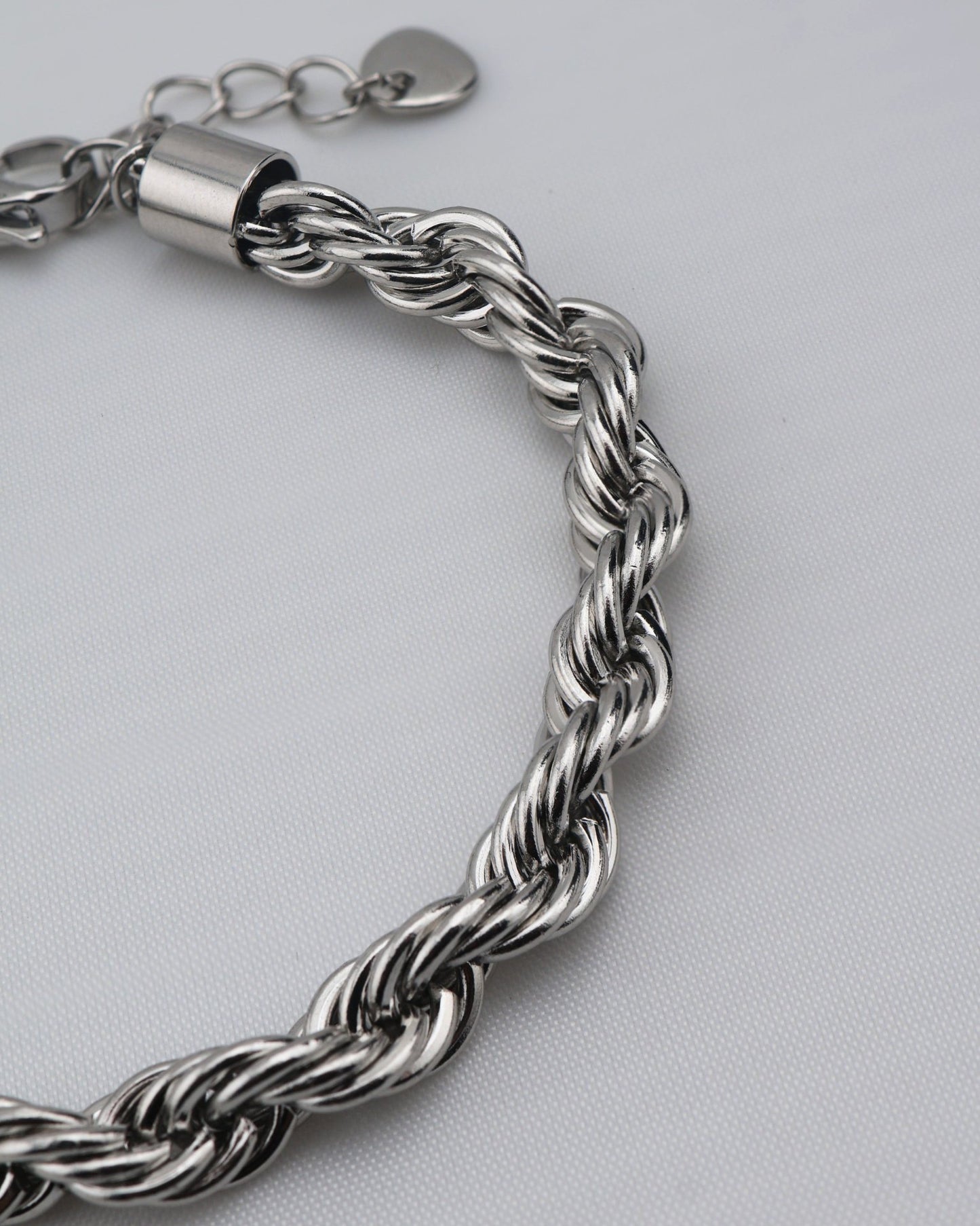 Cordelia Silver bracelet — stainless steel | NOEVAH