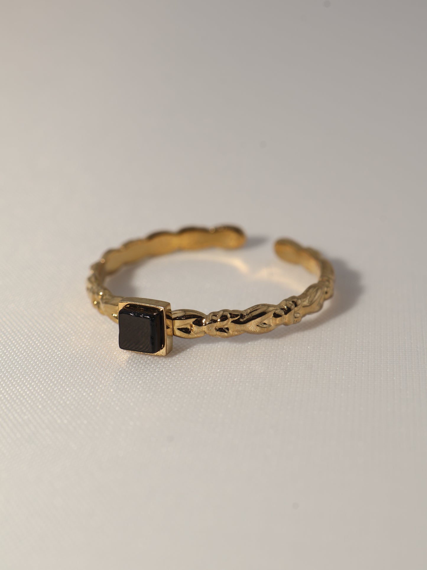 Lima Black Agate ring