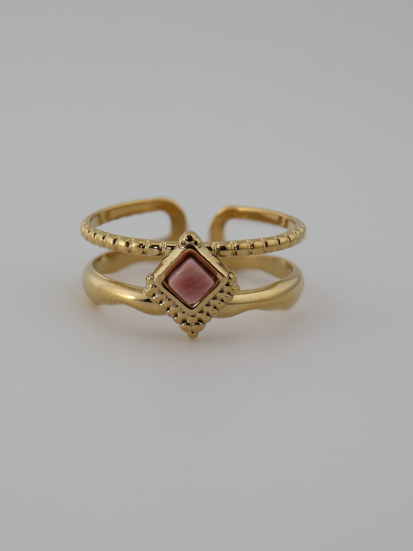 Mykonos Rhodochrosite Ring