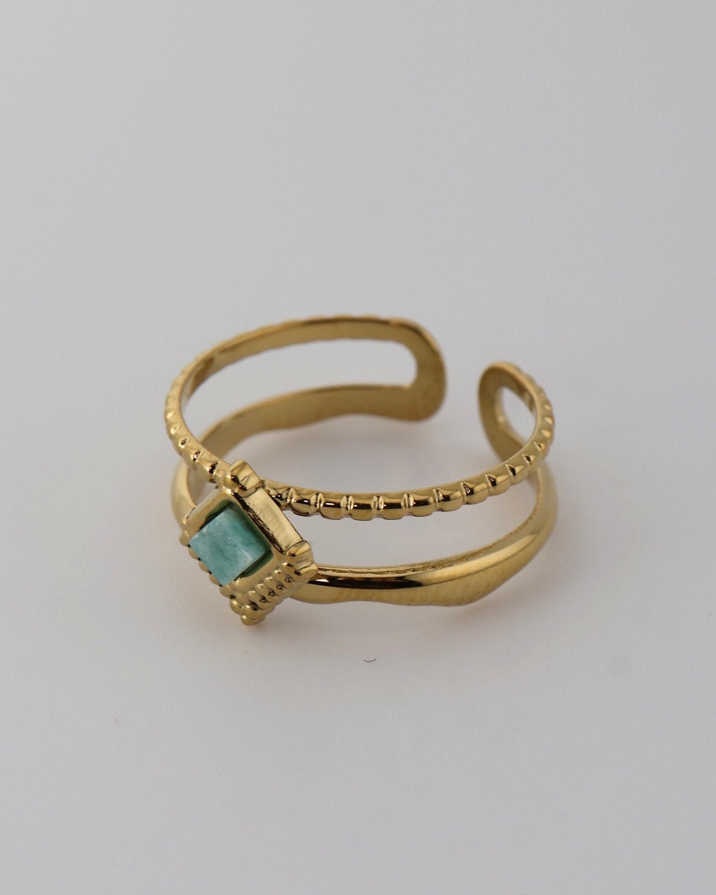 Mykonos Amazonite ring