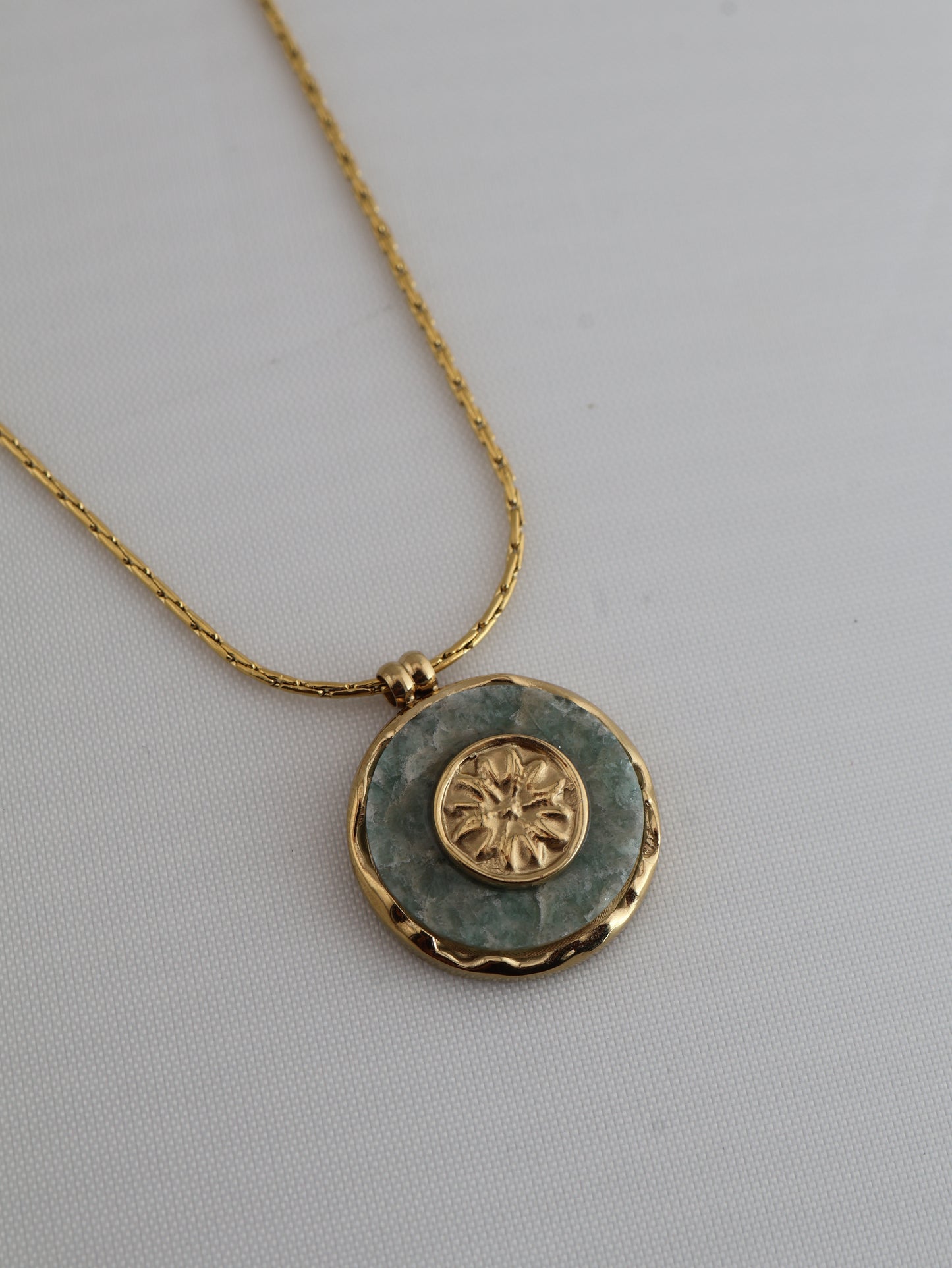 Baya Amazonite necklace — natural stone | NOEVAH