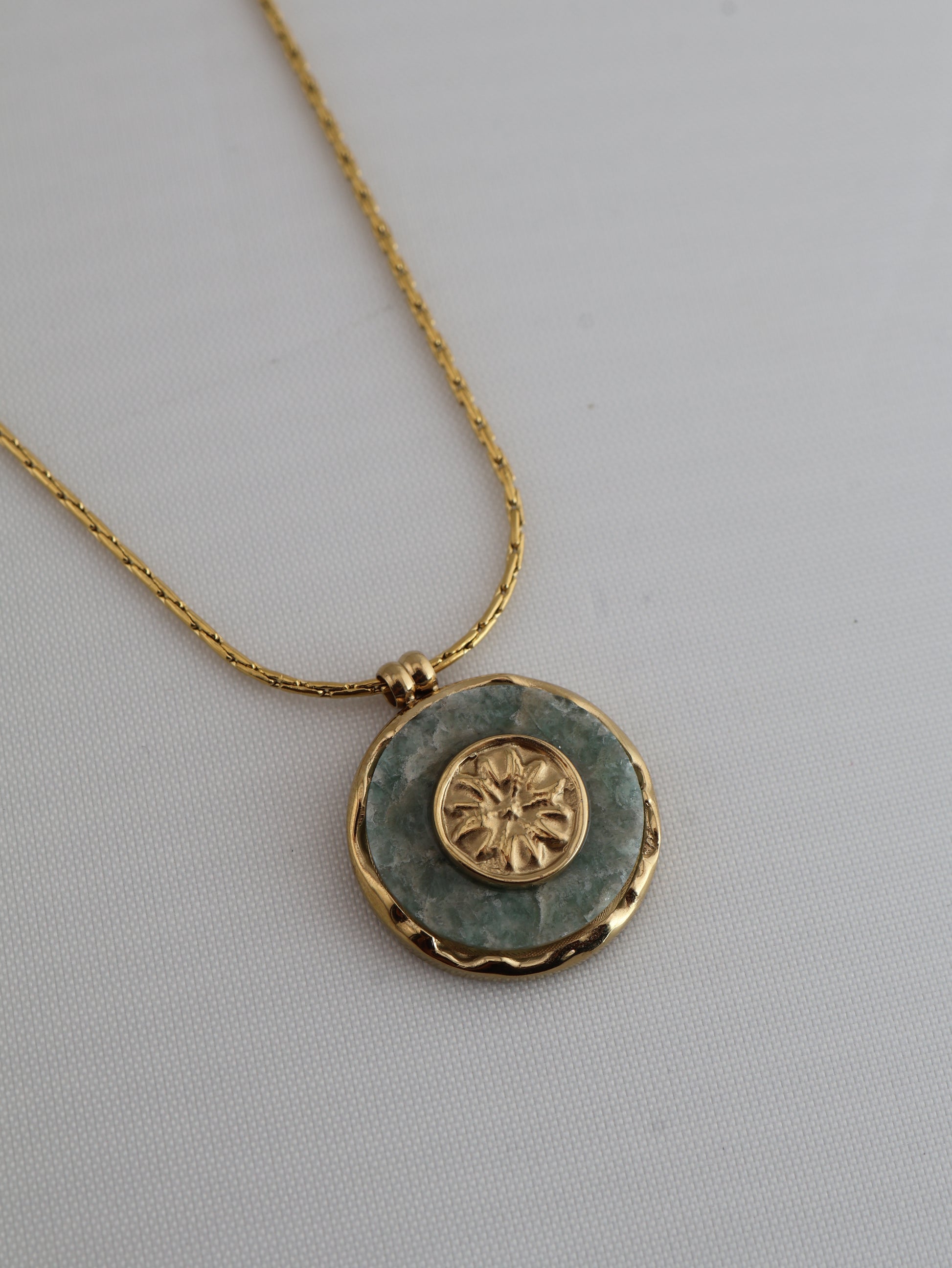 Baya Amazonite necklace — natural stone | NOEVAH