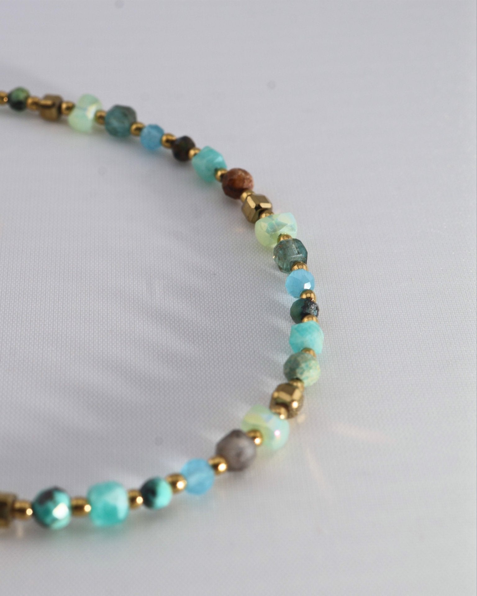 Leya Amazonite bracelet — natural stone | NOEVAH