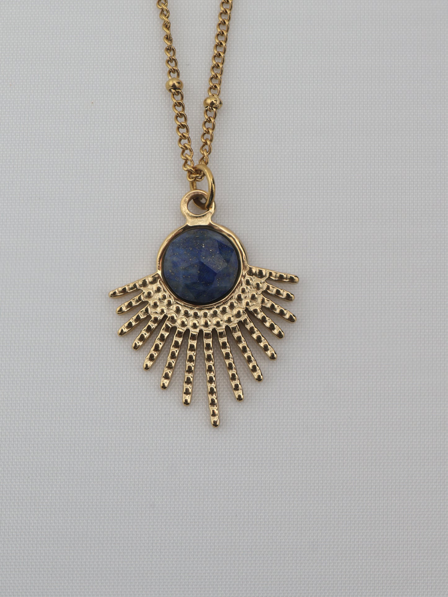 Mystic Lapis Lazuli necklace — natural stone | NOEVAH