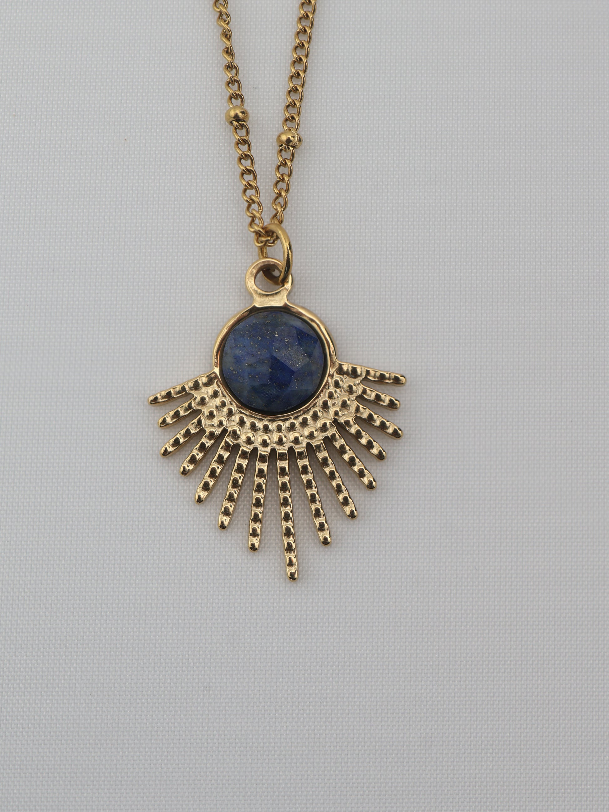 Mystic Lapis Lazuli necklace — natural stone | NOEVAH