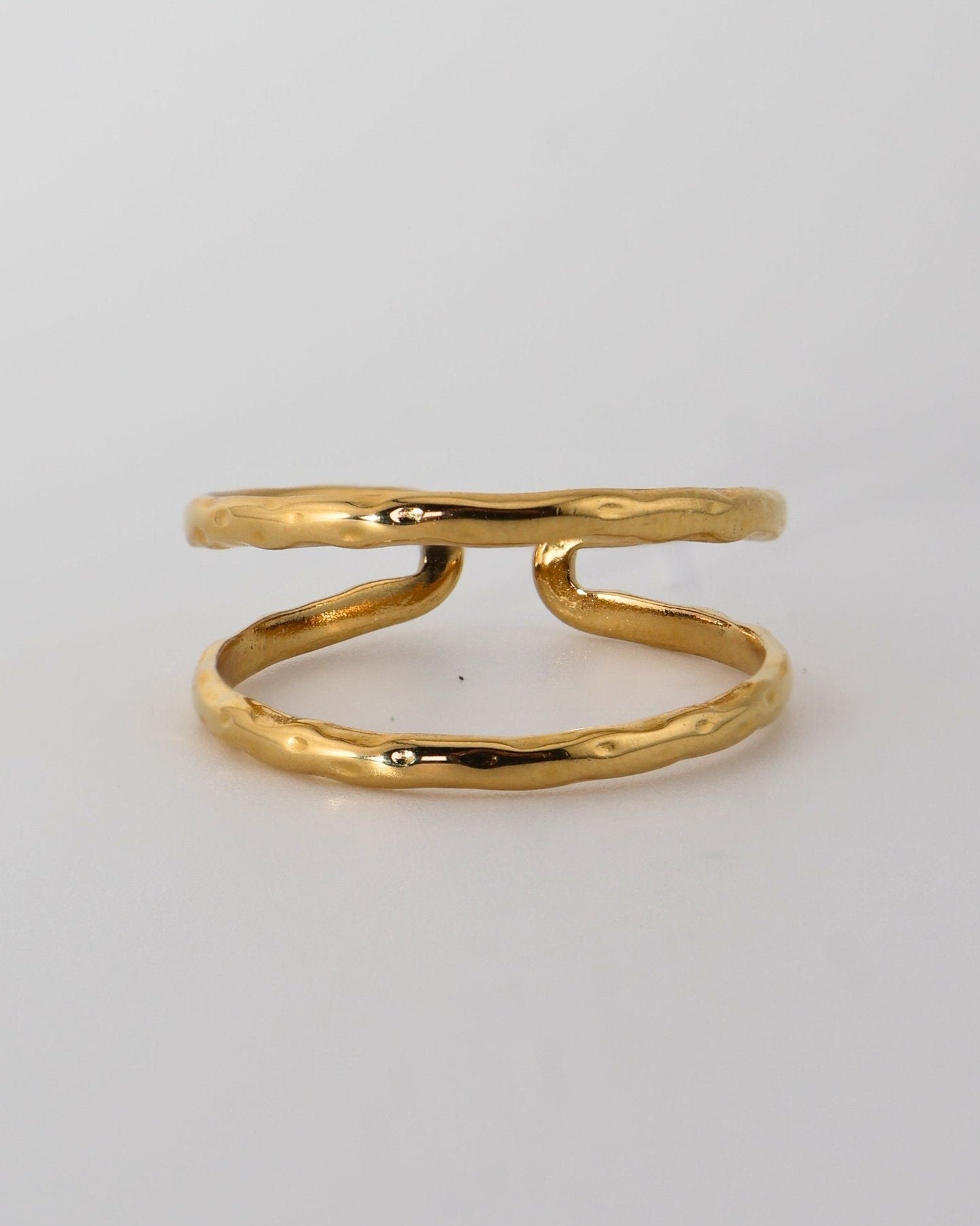 Petra Gold ring — stainless steel | NOEVAH