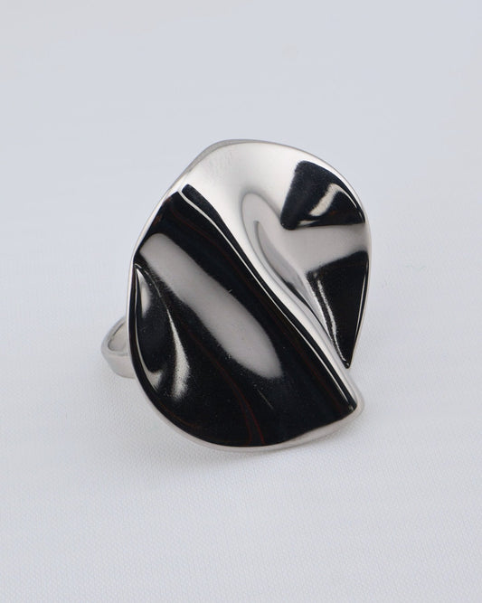 Wiam Silver ring — stainless steel | NOEVAH
