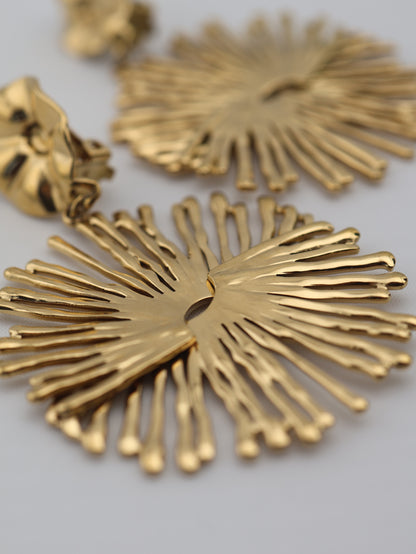 Boucles d'oreilles HELIO NOEVAH - vue de côté