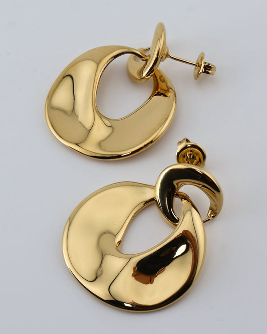 Maya Gold earrings — stainless steel | NOEVAH