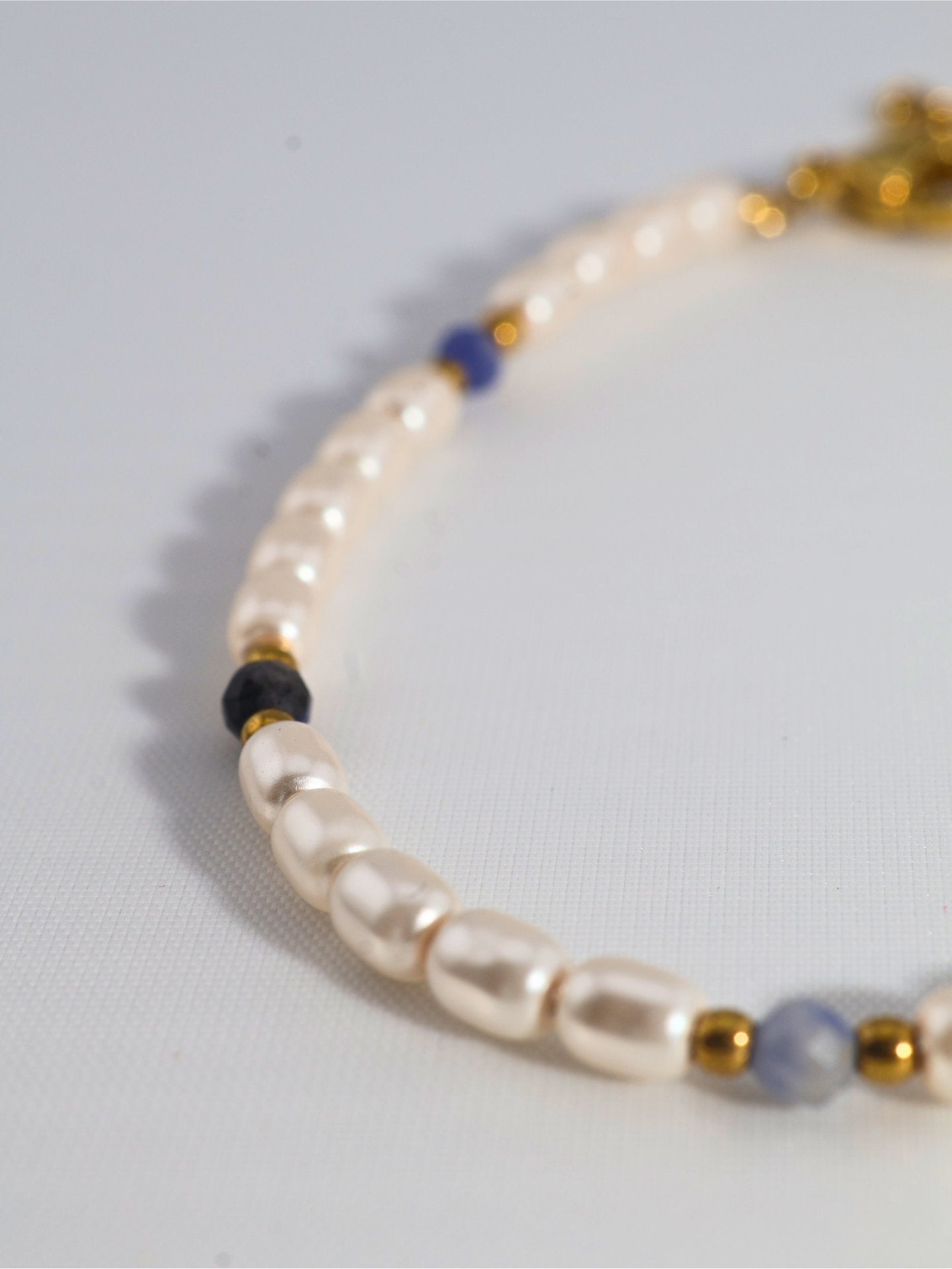 Tulum Lapis Lazuli bracelet — natural stone | NOEVAH