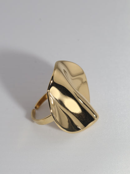 Wiam Gold ring — stainless steel | NOEVAH