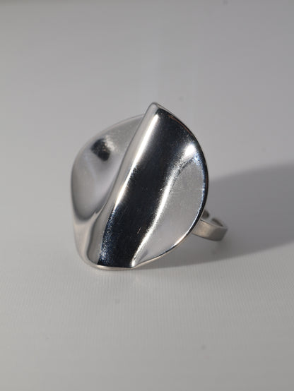 Wiam Silver ring — stainless steel | NOEVAH